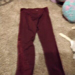 Old navy Active red velvet leggings